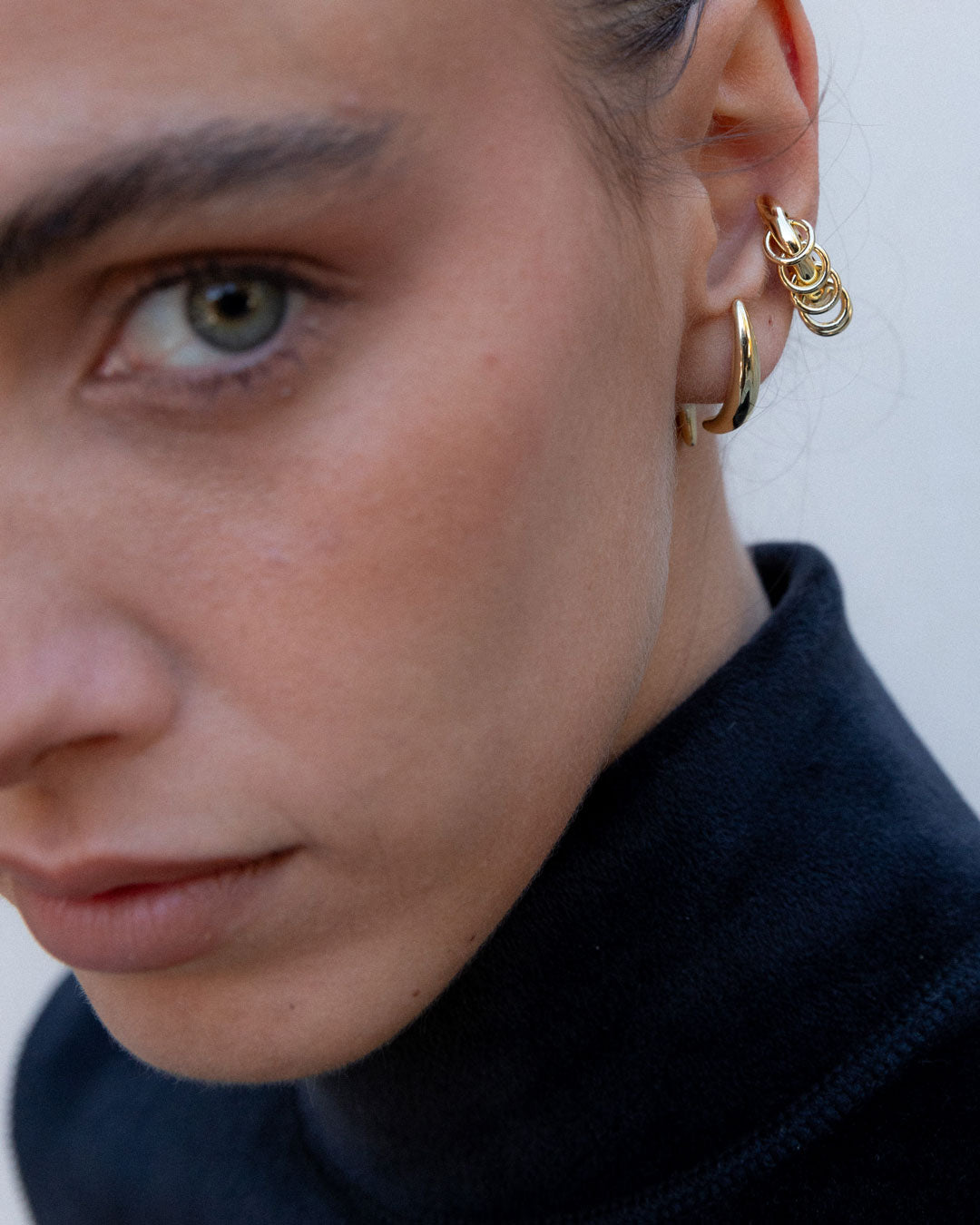 Lunar Eclipse Statement Earrings