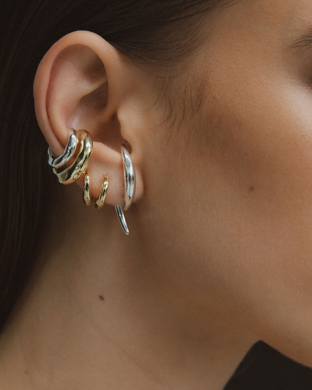 Lunar Eclipse Statement Earrings