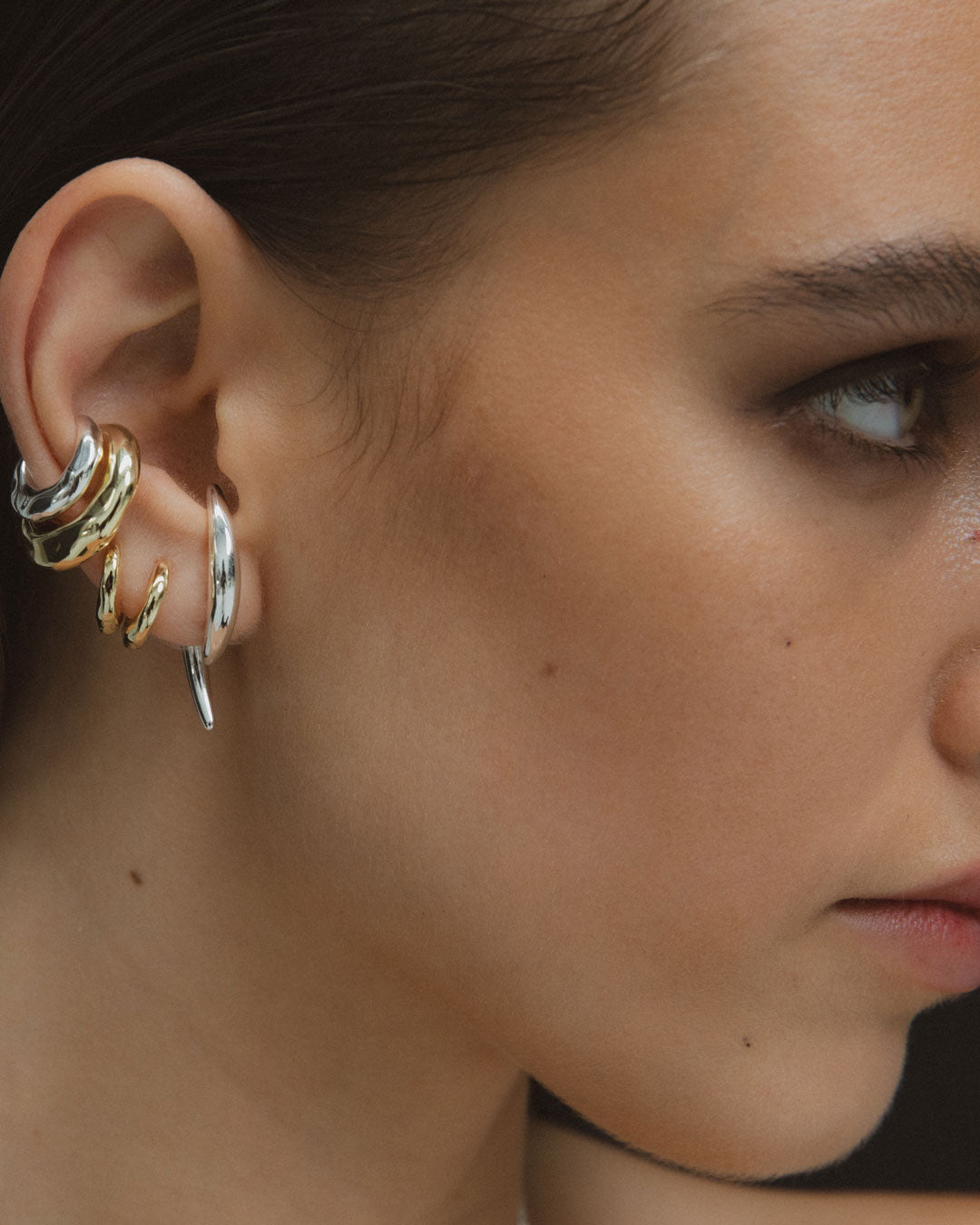 Lunar Eclipse Statement Earrings