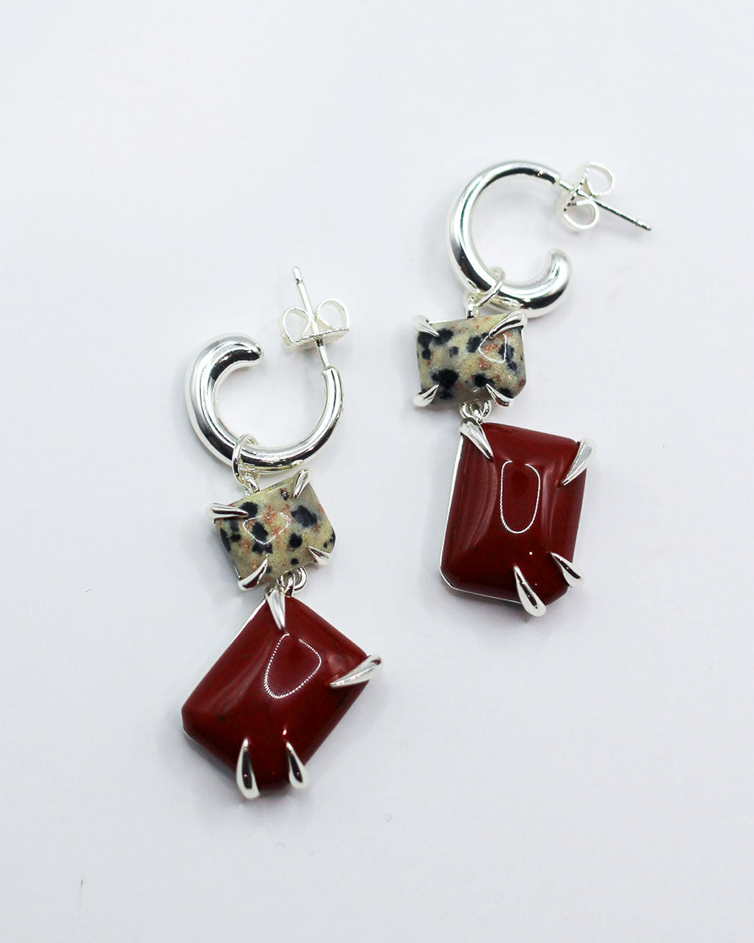 Double Drop Claw Earrings
