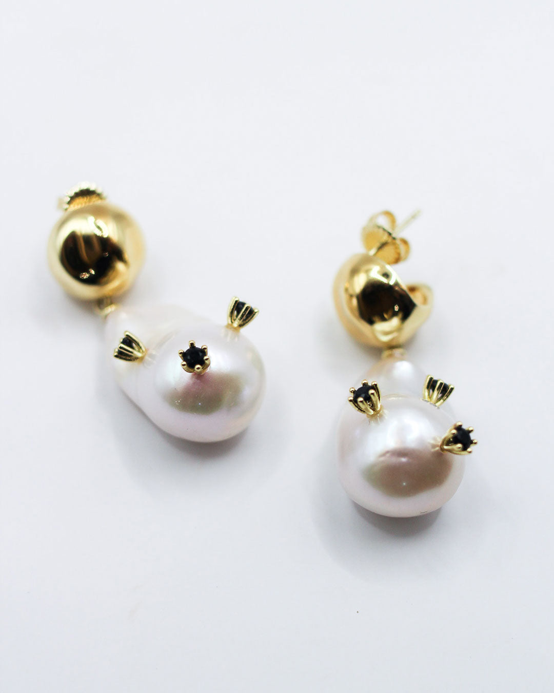 Prickly Pearl Studded Earrings