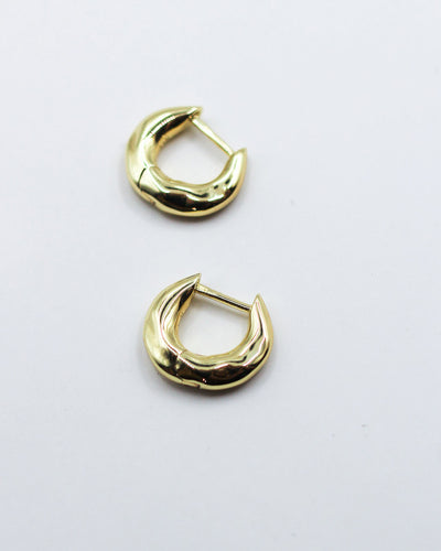 Mini Wonky Huggies- Gold