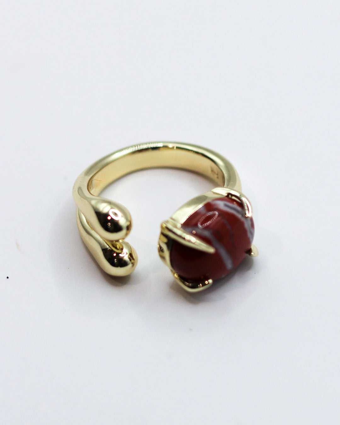 Accord Gemstone Ring - Red Jasper