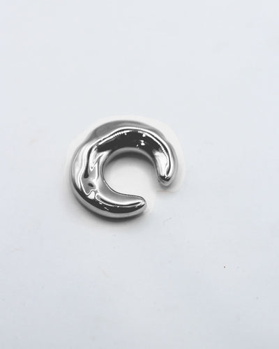 Mega Wonky Ear Cuff - Silver