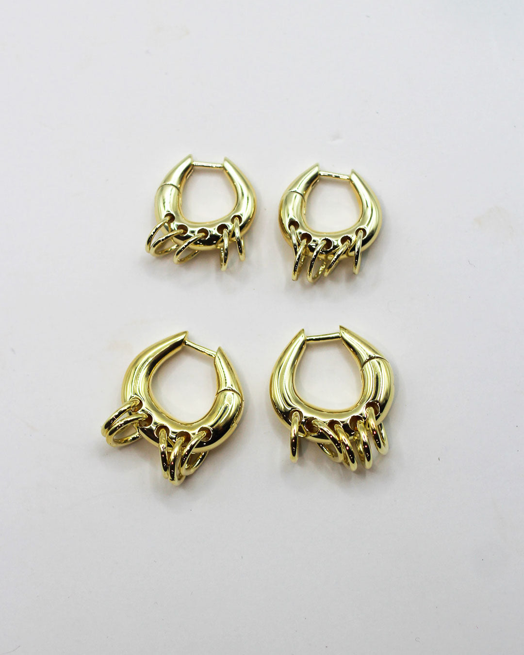 Pierced Hoop Earrings