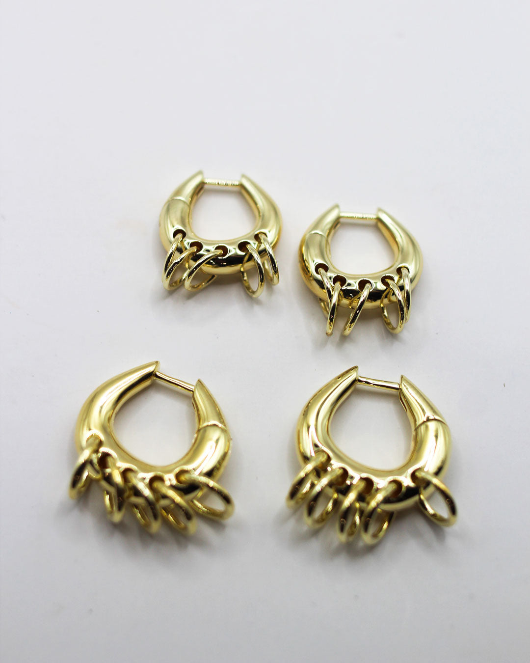 Pierced Hoop Earrings