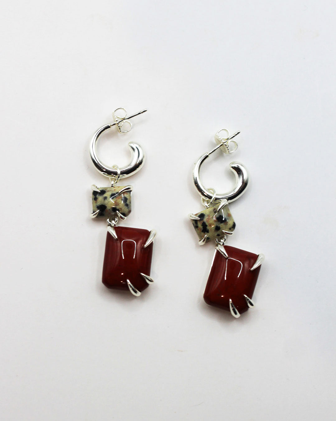 Double Drop Claw Earrings