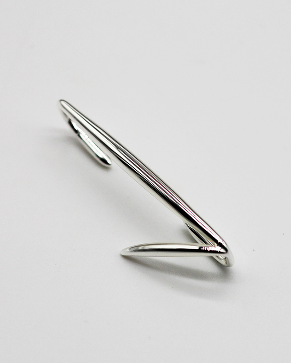 Horizons Long Ear Cuff - Silver