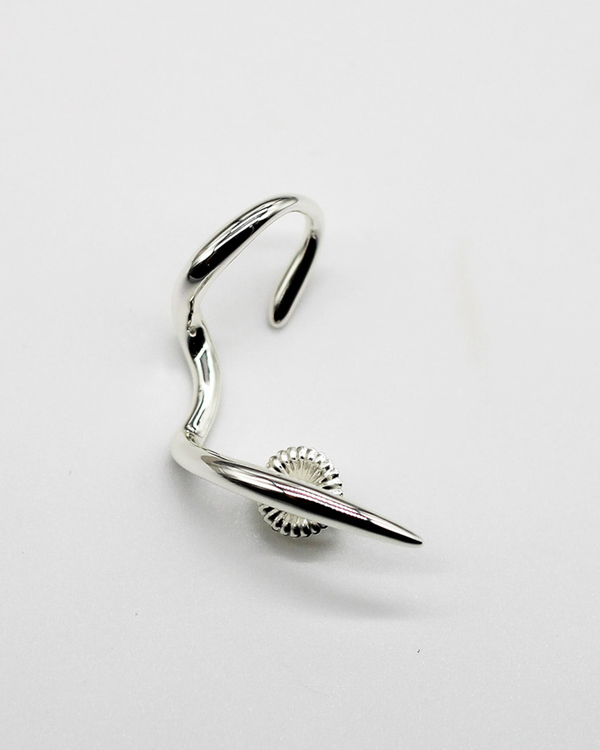 Blade Ear Piece - Silver