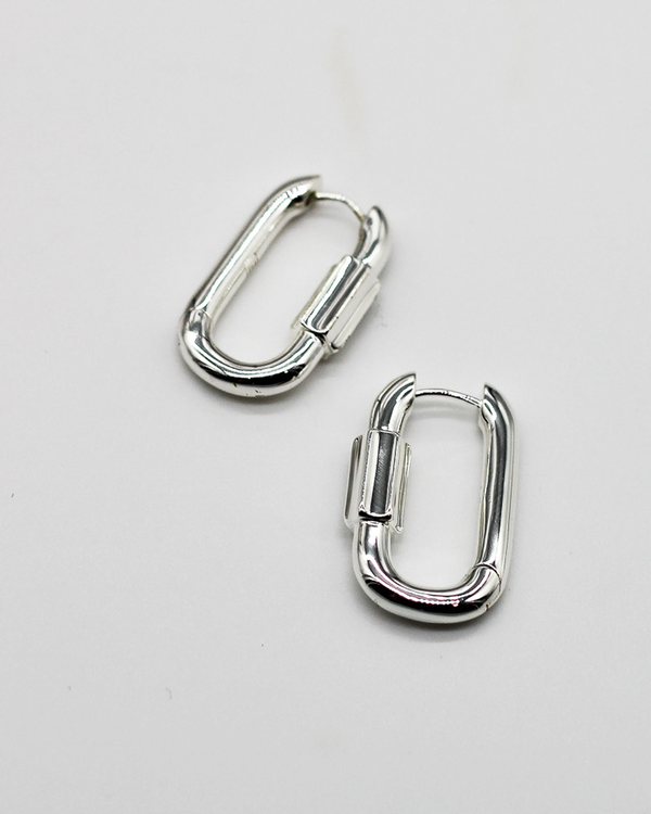 Boucles d'oreilles à petits maillons Désengager