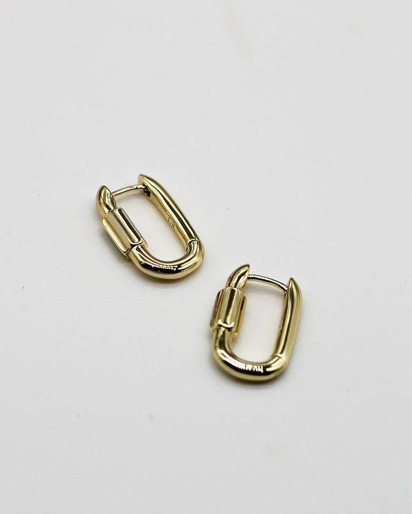 Boucles d'oreilles à petits maillons Désengager