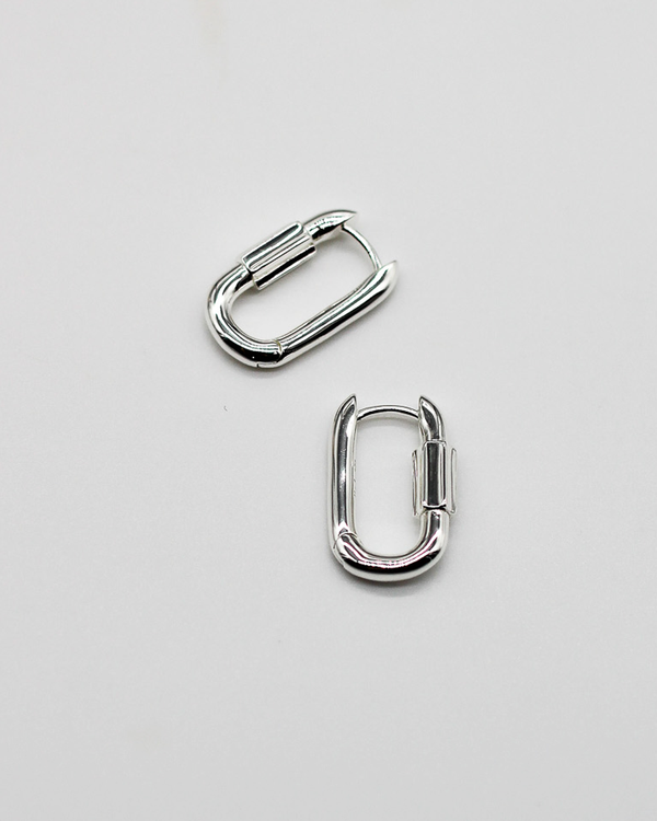 Boucles d'oreilles à petits maillons Désengager