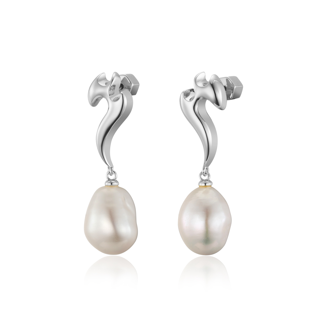 Molten Pearl Earrings