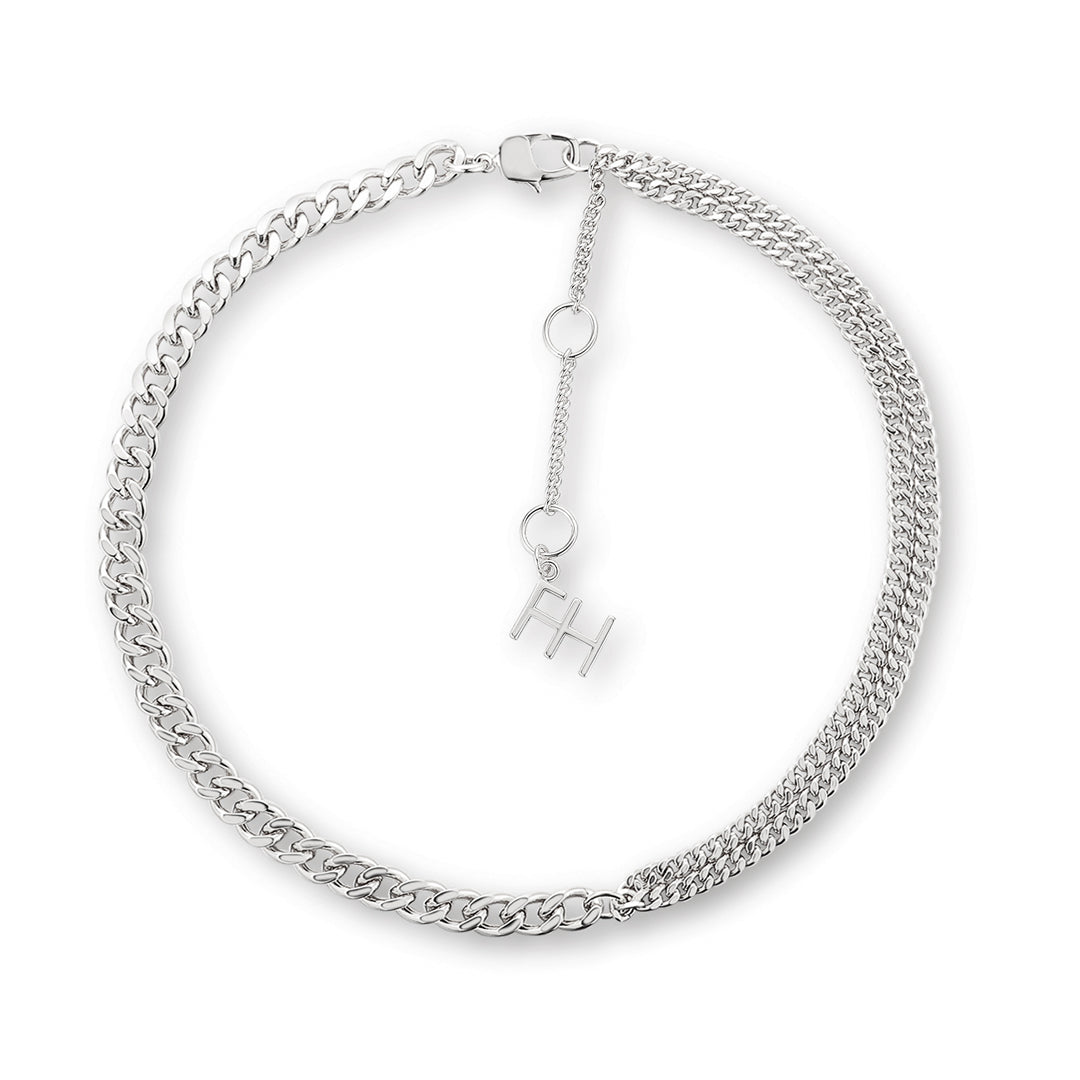 Amplify Double Curb Chain Choker - 440mm